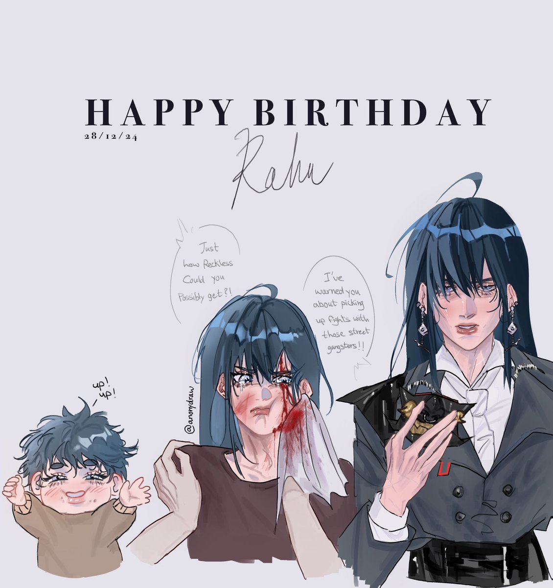 Anonydraw's tweet image. ITS RAHUS BDAY ITS RAHUS BDAY BDAY ITS RANDAYJDSJAJDAY
#PathtoNowhere #무기미도 #无期迷途 #無期迷途 #Rahu