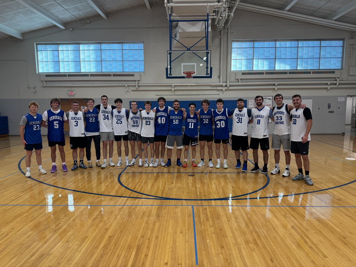 The second game ends in an odd team win. 101-93. Schmenk and Womack hit a lot of threes for an odd team win. Great day of basketball with the Generals!!!