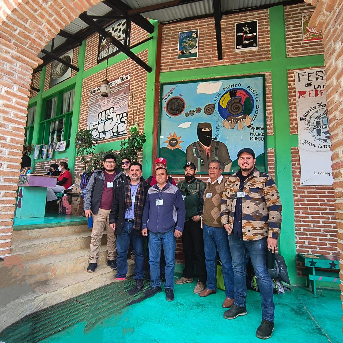 La delegación comunista <a href="/PdelosC/">Partido de los Comunistas</a> <a href="/Jucodemex/">Juventud Comunista de México (JCM)</a> ya se encuentra presente en la sede de la primera sesión de los Encuentros Internacionales de Rebeldias y Resistencias 2024-2025.
CIDECI UNITIERRA 
San Cristóbal de las Casas, Chiapas.