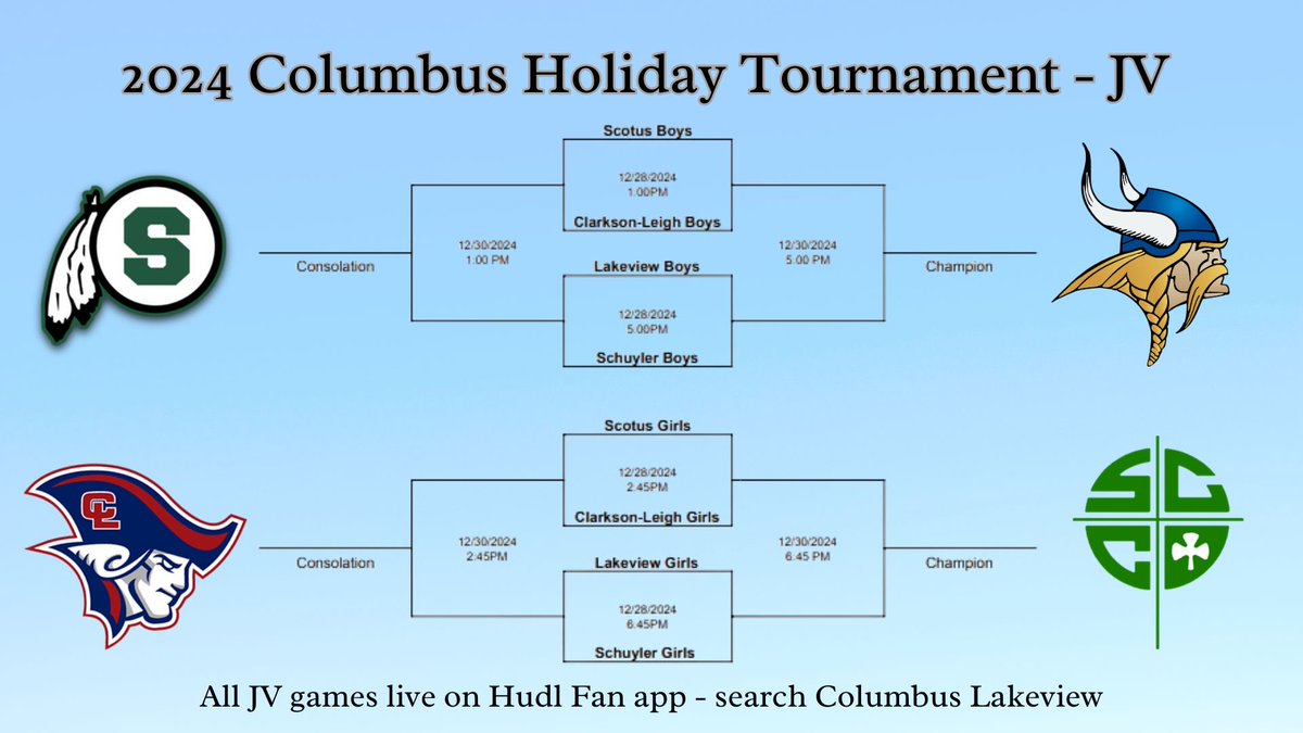 LakeviewStriv's tweet photo. We will be streaming both the Varsity &amp; JV games in the Holiday Tournament on our @Lakeviewhigh Hudl Fan page. Click on the link below to catch the action. https://t.co/GuflCL8VRL https://t.co/Emc7gWvDbb