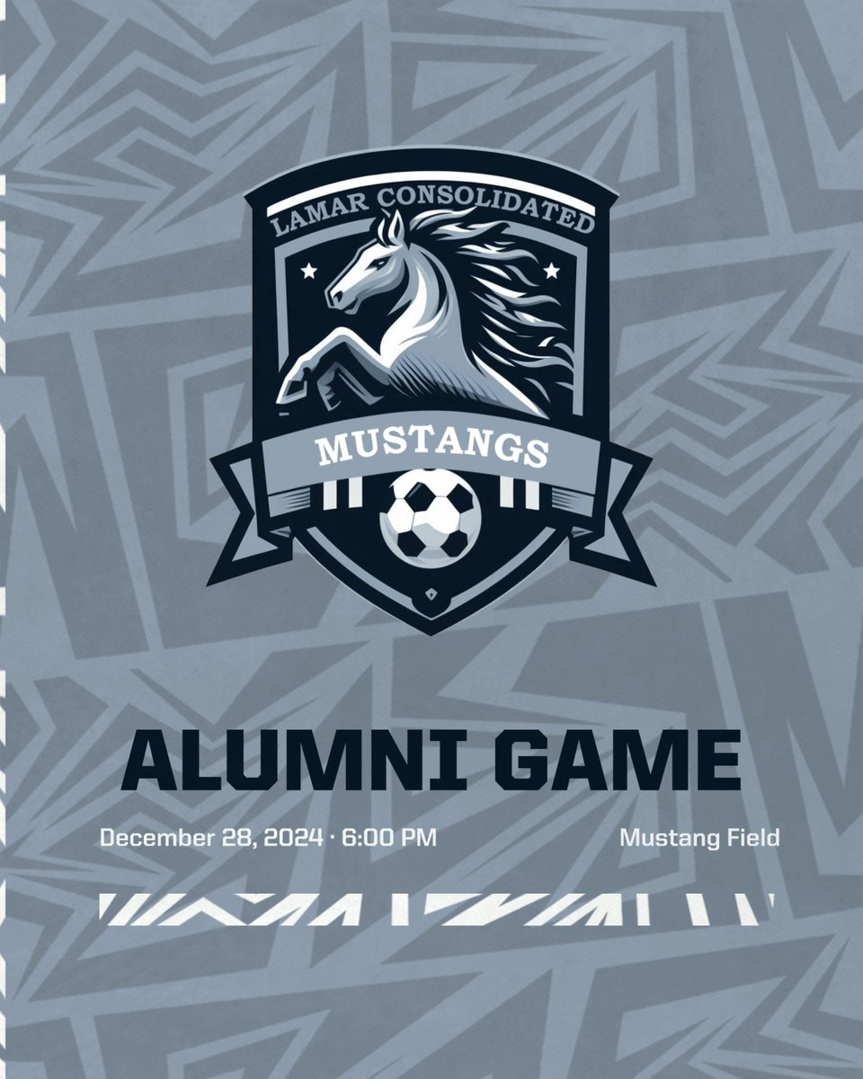 Alumni match tonight at 6pm at Mustang Stadium!
