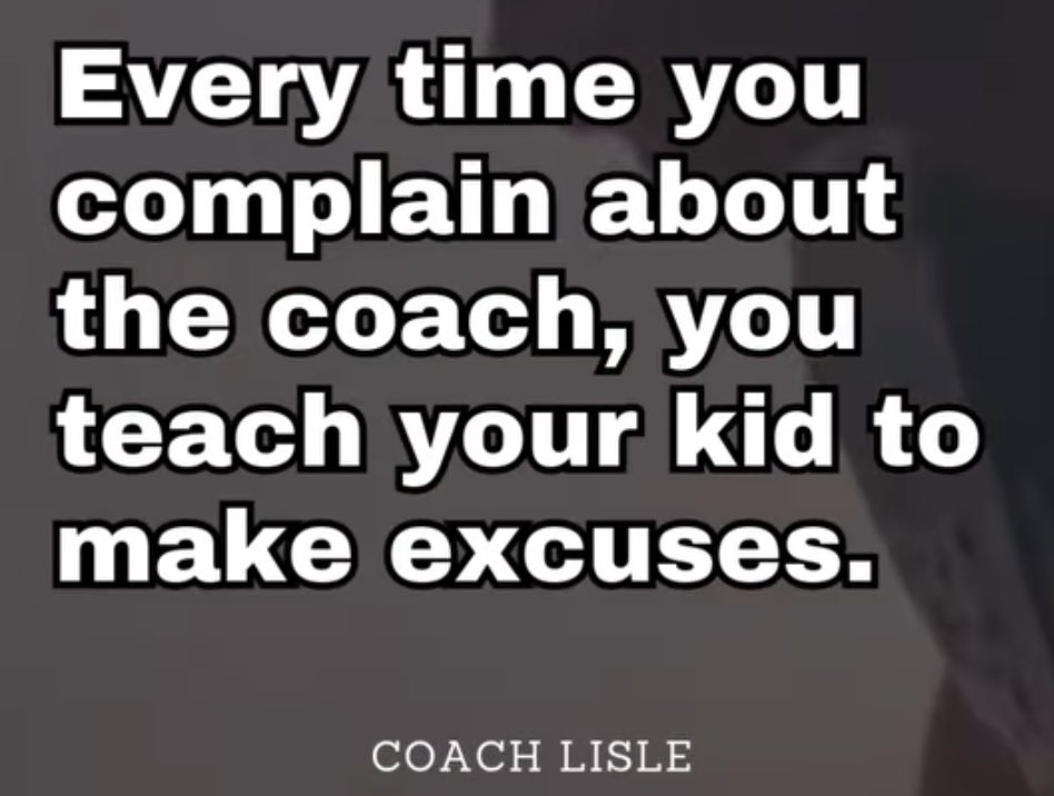 Roger Fegan, MAT (@feganad) on Twitter photo Complaining doesn’t build character. Let your child learn from challenges, not excuses. <a href="/CoachLisle/">Matt Lisle</a> Complaining doesn’t build character. Let your child learn from challenges, not excuses. <a href="/CoachLisle/">Matt Lisle</a>