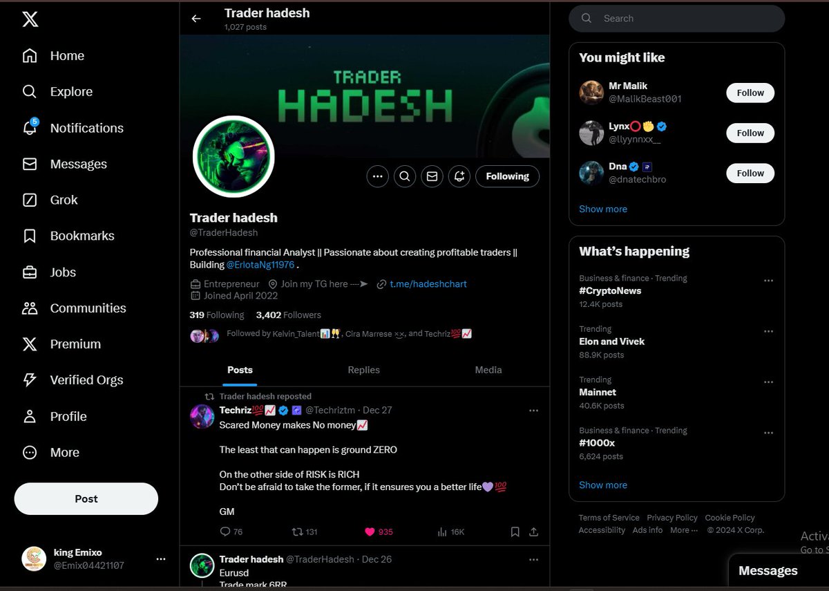 Emix04421107's tweet photo. @Techriztm @TraderHadesh @Lucid_AMG @FundedNext @Psychedelia_tm Done https://t.co/w9oKrDHQ6L
