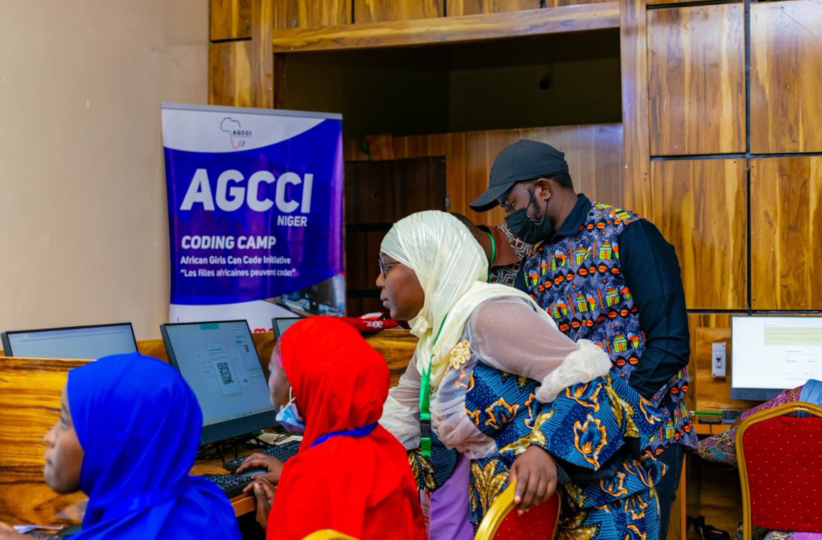 For the past few days since the launch of the <a href="/AGCCIAfrica_1/">African Girls Can Code Initiative</a> 3rd phase coding camp, these talented young women are diving deep into coding, programming, and using cutting-edge tech to bring their ideas to life.  #AGCCINiger  <a href="/agcciniger/">AGCCI NIGER</a>
<a href="/unwomenNiger/">UN Women Niger</a>  <a href="/BelgiqueauNiger/">Ambassade de Belgique au Niger</a> <a href="/AnsiNiger/">ANSI-Niger</a>