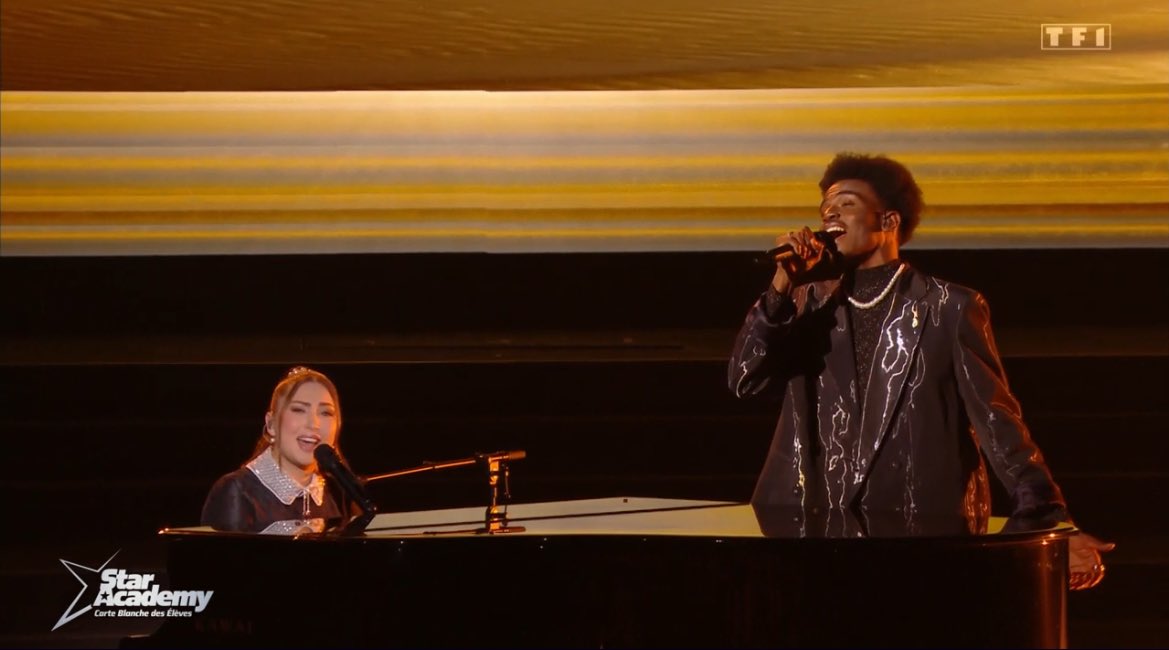 Sublime duo entre Franck et <a href="/linhofficielle/">Linh</a> 🥹 
#StarAcademy