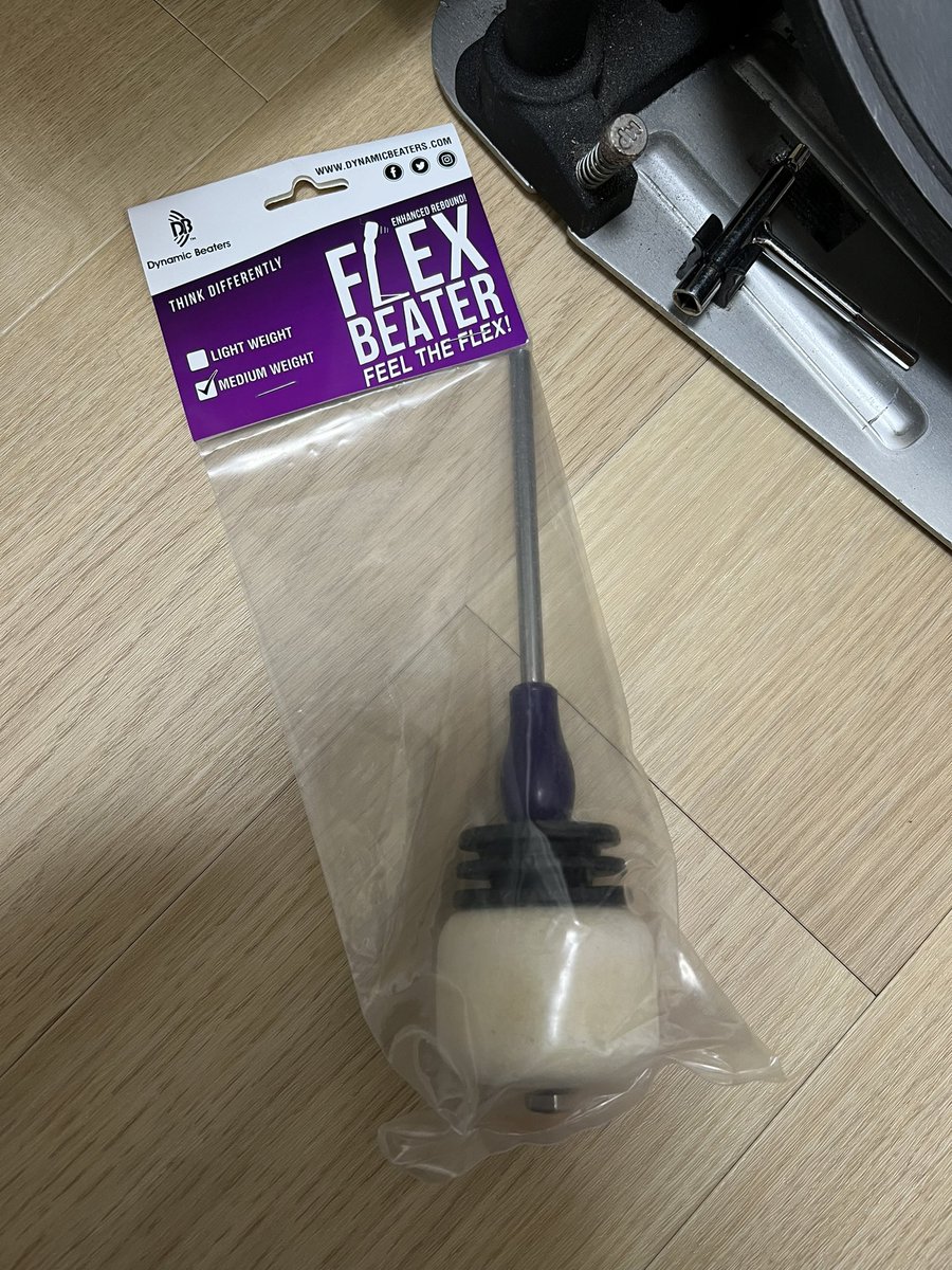 FlexBeater しなるビーター Medium直輸1本　残り1本 残り1本FlexBeater しなるビーター Light 直輸入1本