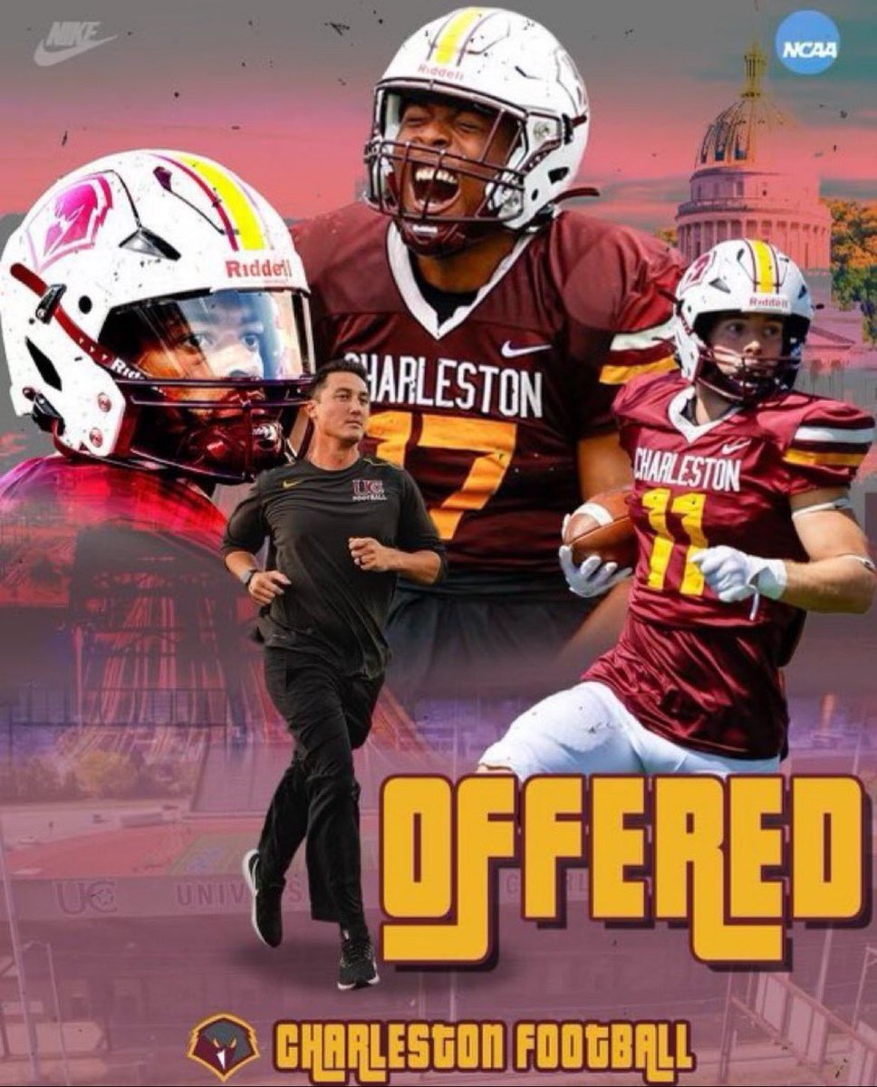 #AGTG After a phone call with @Coach_CoopFB I am blessed to receive an offer from the University of Charleston 

<a href="/dupontmanualfb/">dupontmanualfootball</a> 
<a href="/CoachEckloff/">Coach Eckloff</a> 
<a href="/KamSmith_24/">Kameron Smith Sr.</a>