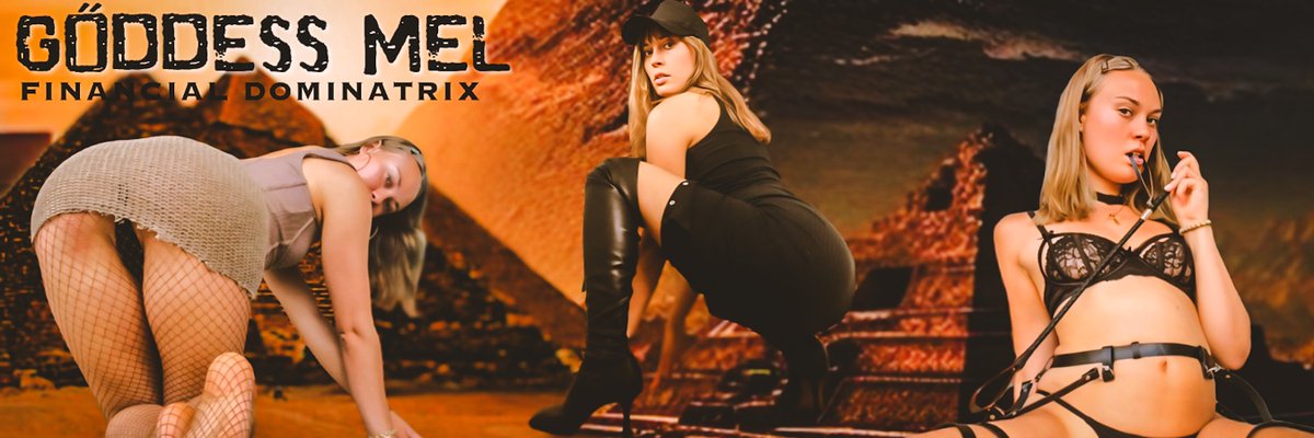 Banner for the hottest Goddess <a href="/bast3tg0ddess/">Goddess Mel 🐈‍⬛</a> ❤️🌹🔥
.
.
.
#findom #findomaddict #findomsub #findommistress #dominatrix #domination #femdom #goddess #mistress