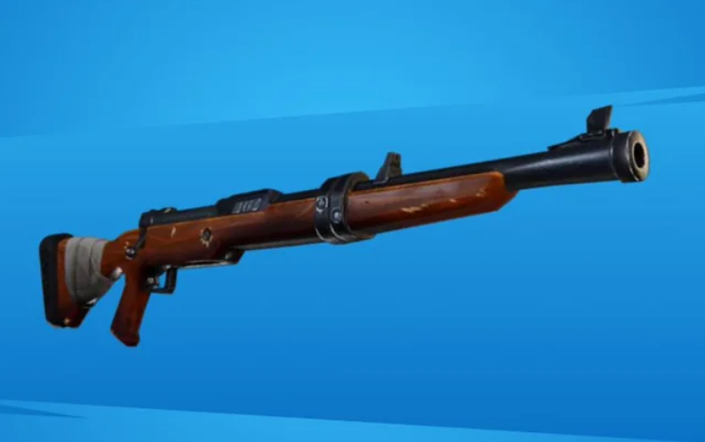 HYPEX's tweet photo. THE HUNTING RIFLE IS BACK IN REGULAR BR 🔥

It was supposed to return with Winterfest but it was bugged until Fortnite just fixed it ‼️ https://t.co/8jljz2UgjP