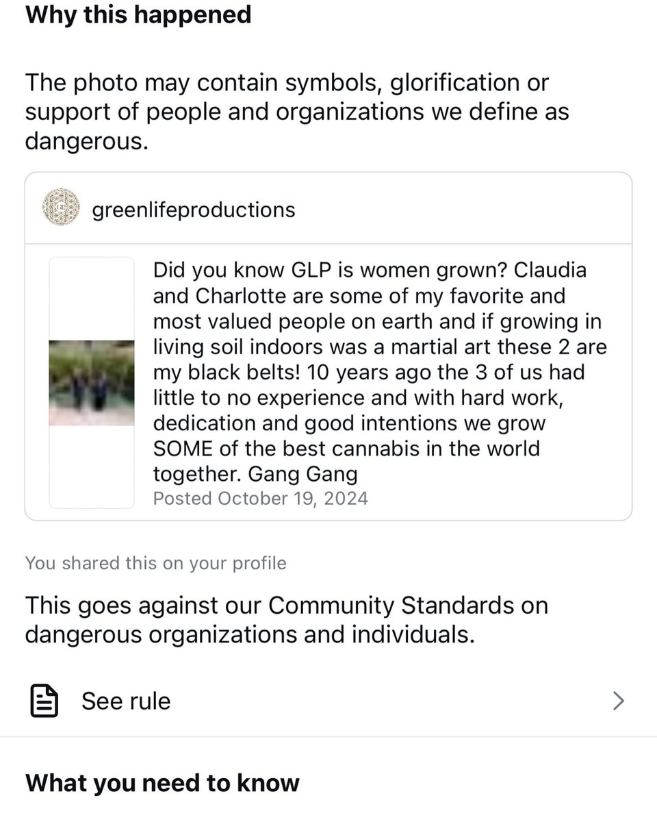 GLPNV's tweet photo. Good morning! I haven’t been on ig lately after our page was shut down numerous times and constantly getting posts removed. Here’s just one example https://t.co/1CRV4vcMQO