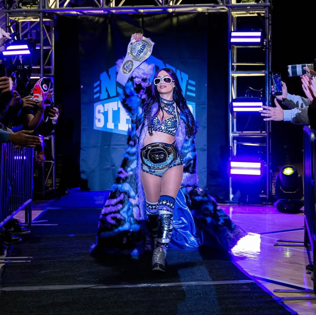 MyMoneMoves's tweet photo. Let’s talk about history, about legendary, about that night at #njSSE when Hazuki and I tore down the house in what wasn’t just the match of the night, but the match of a lifetime.
And why was it so epic?
Because I was in that ring. https://t.co/LA02pAj1J2