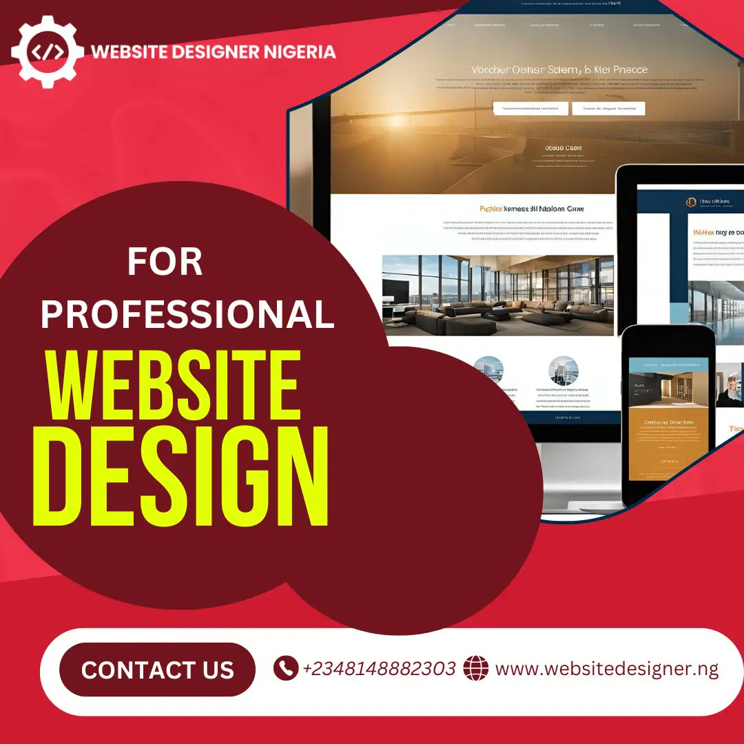 webdesignerng's tweet image. Website Designer Nigeria builds the best  professional websites that is specific to your Brand&apos;s objectives.

We are just a DM away.
#websitedesignerng  #Website #wesitedeveloper #WebsiteDevelopment #programming  #javascript #frontend #backend #websitedesigner #webdesigner