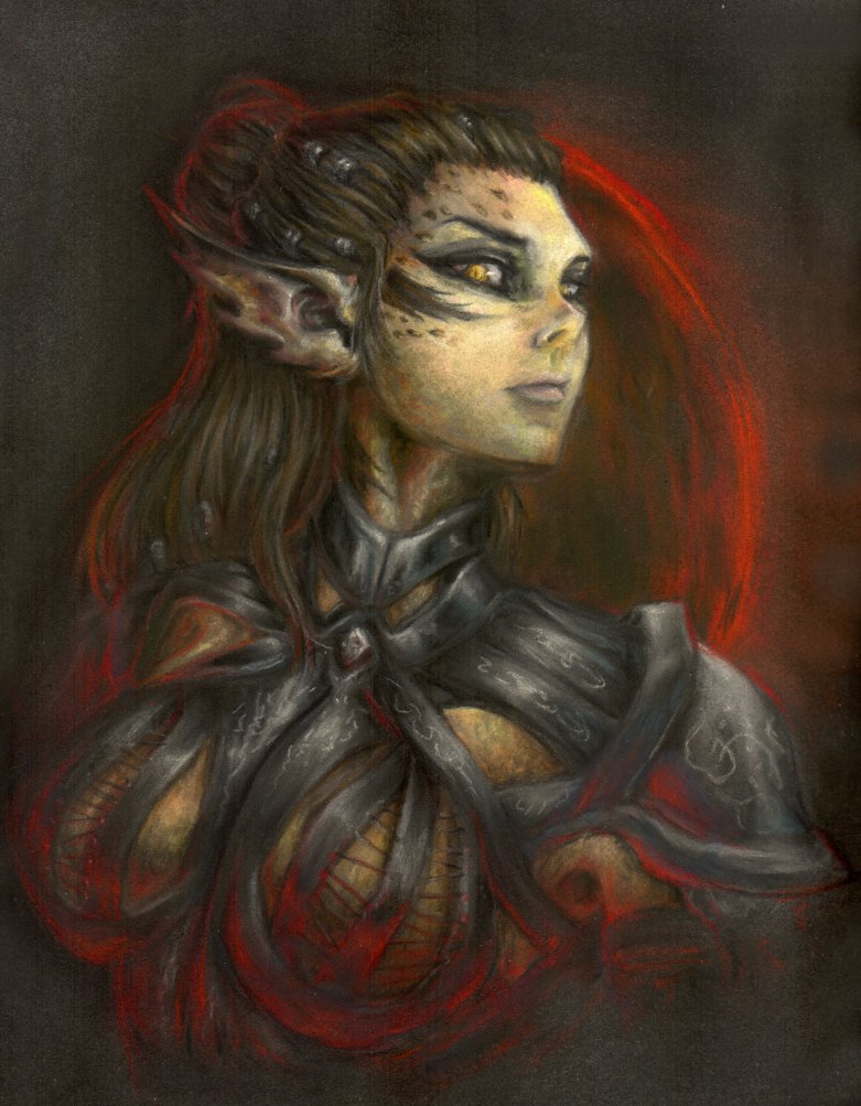 CLolth's tweet photo. #traditionalart #BaldursGate3 #BG3 #laezel #dungeonsanddragons https://t.co/c09myaDdAJ