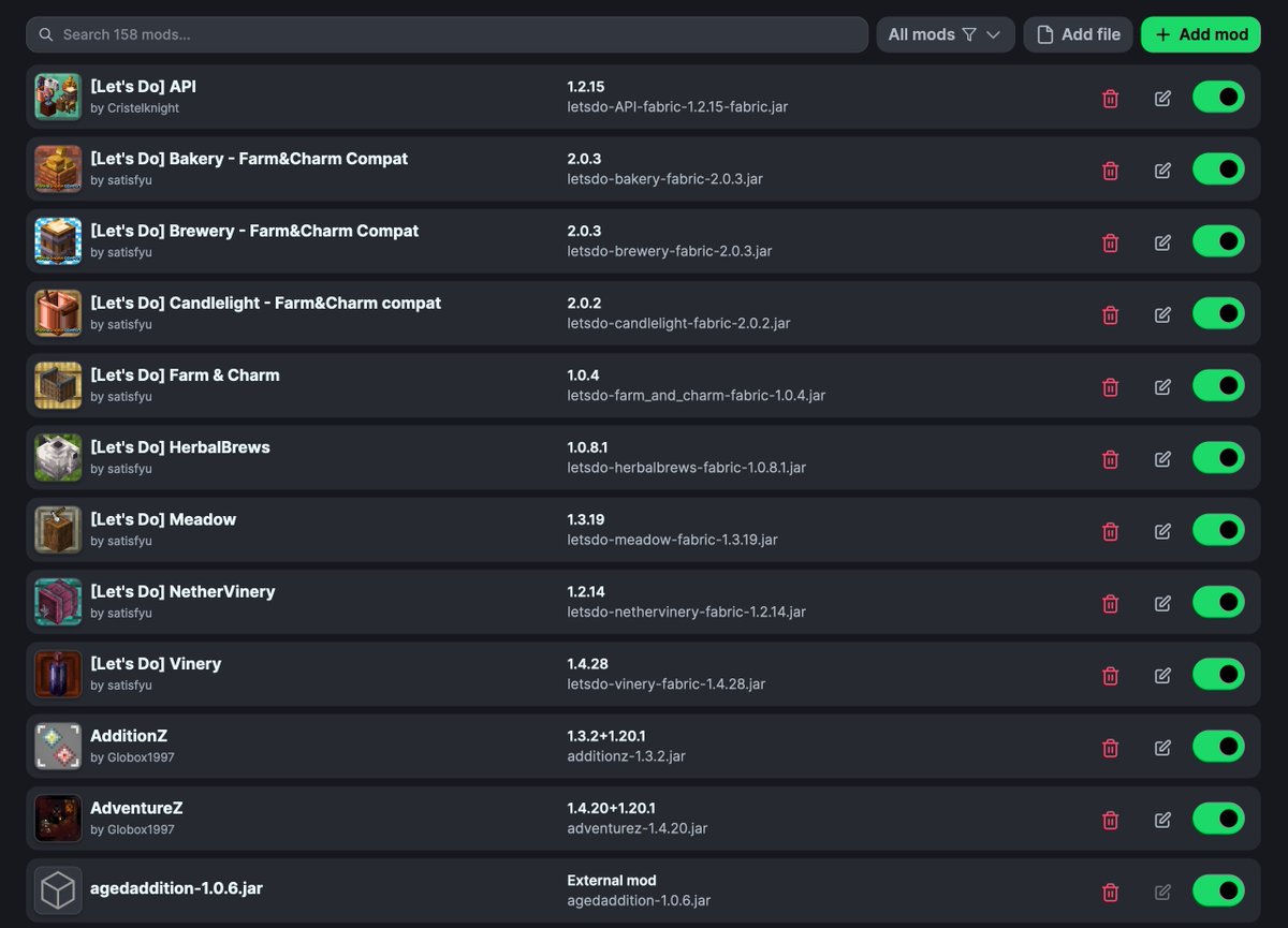 modrinth's tweet photo. New stuff coming to a Modrinth Servers near you soon:

- Revamped content page that shows authors, versions and file names and is more visually similar to Modrinth App
- Supports drag-n-drop for files https://t.co/Qo607CGbZz