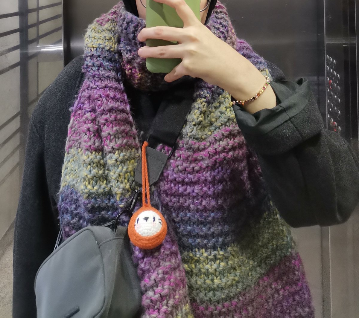 ben ve bu sene ördüğüm atkılar✨🧶