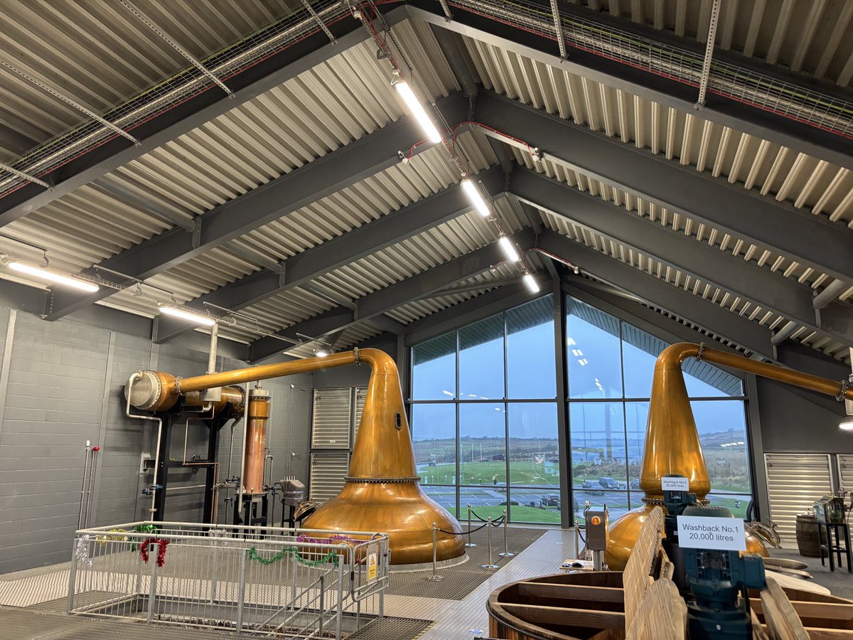 AndrewKCurley's tweet photo. Great wee trip to Lagg Distillery yesterday https://t.co/e6jJre6ONA