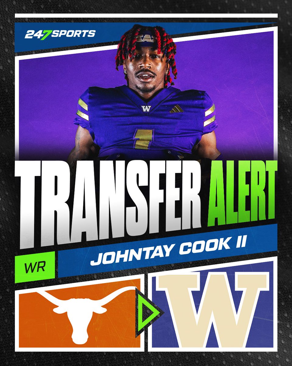 BREAKING: Washington lands Texas transfer WR Johntay Cook. The former Top247 prospect went into detail about why the Huskies were the right team for a fresh start

Story: 247sports.com/article/washin…