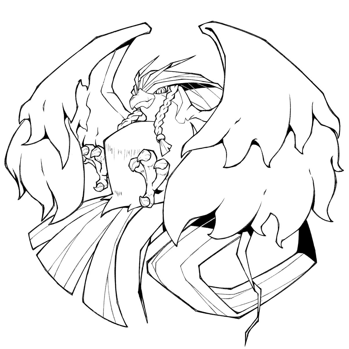 otsupon77777's tweet photo. ピジョットwip
#イラスト #ポケモン https://t.co/EVeNrHkItD