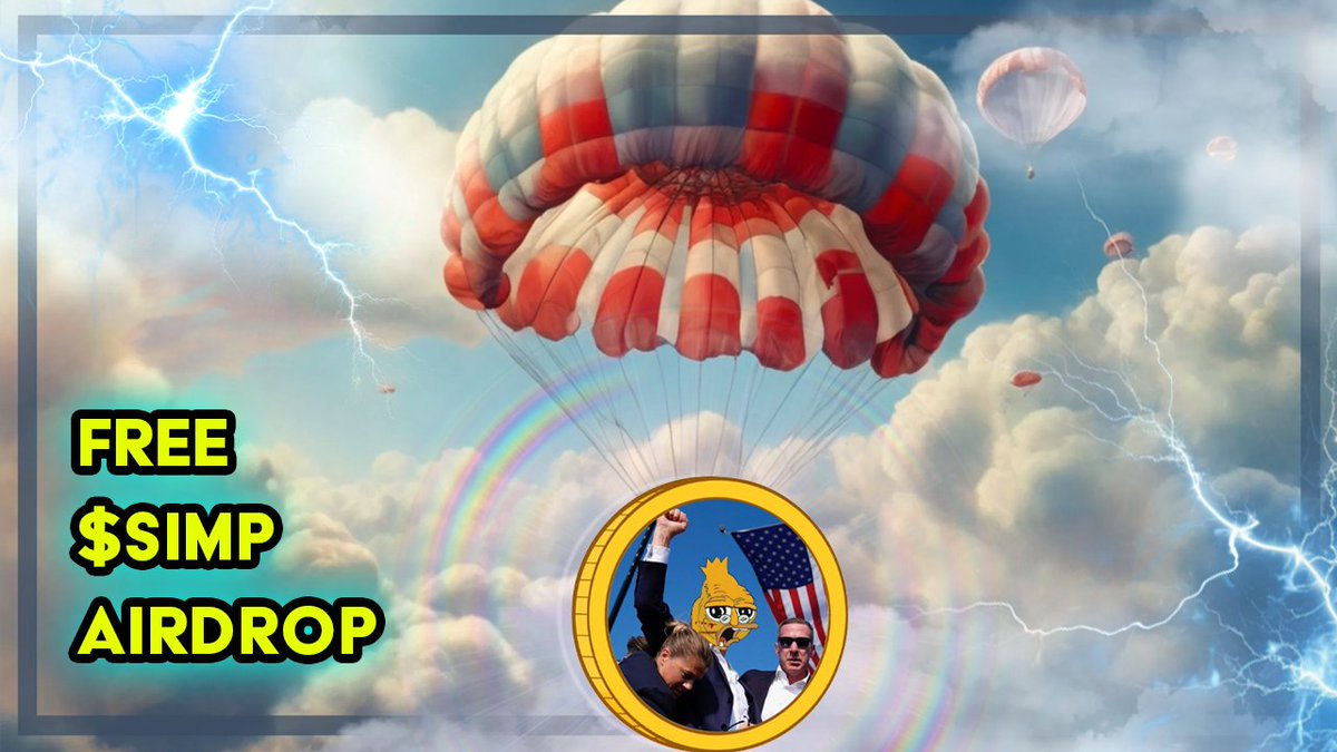 The Bitsons (@thebitsons) on Twitter photo F* it! - $1M FREE $SIMP coin giveaway unitl $50k mcap!!! Everyone qualifies!
1) FollowΒ
<a href="/TheBitsons/">The Bitsons</a>
2) ReTweet this
3) Comment ur SOL wallet in the ReTweet on your page
4) We will reply πͺ to your comment when done!
#solana #simpcoin #SolanaMemeCoins #SolanaAirdrop #airdrop F* it! - $1M FREE $SIMP coin giveaway unitl $50k mcap!!! Everyone qualifies!
1) FollowΒ
<a href="/TheBitsons/">The Bitsons</a>
2) ReTweet this
3) Comment ur SOL wallet in the ReTweet on your page
4) We will reply πͺ to your comment when done!
#solana #simpcoin #SolanaMemeCoins #SolanaAirdrop #airdrop