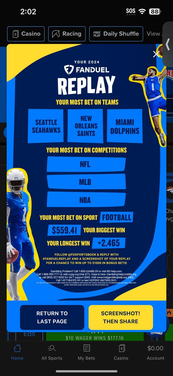 Po_ftbu's tweet photo. @FDSportsbook #FanDuelReplay https://t.co/ZGiLSWtOLY