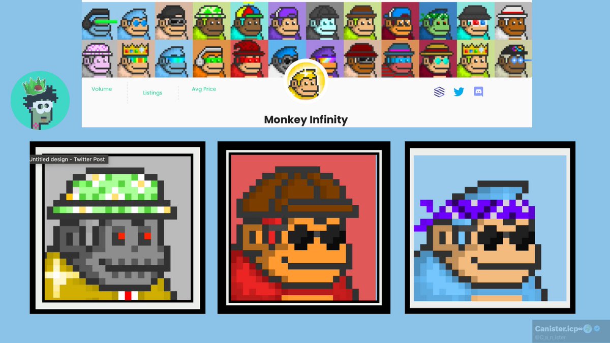 Added a few <a href="/monkey_icp/">Monkey Infinity</a> NFT's to the collection. .