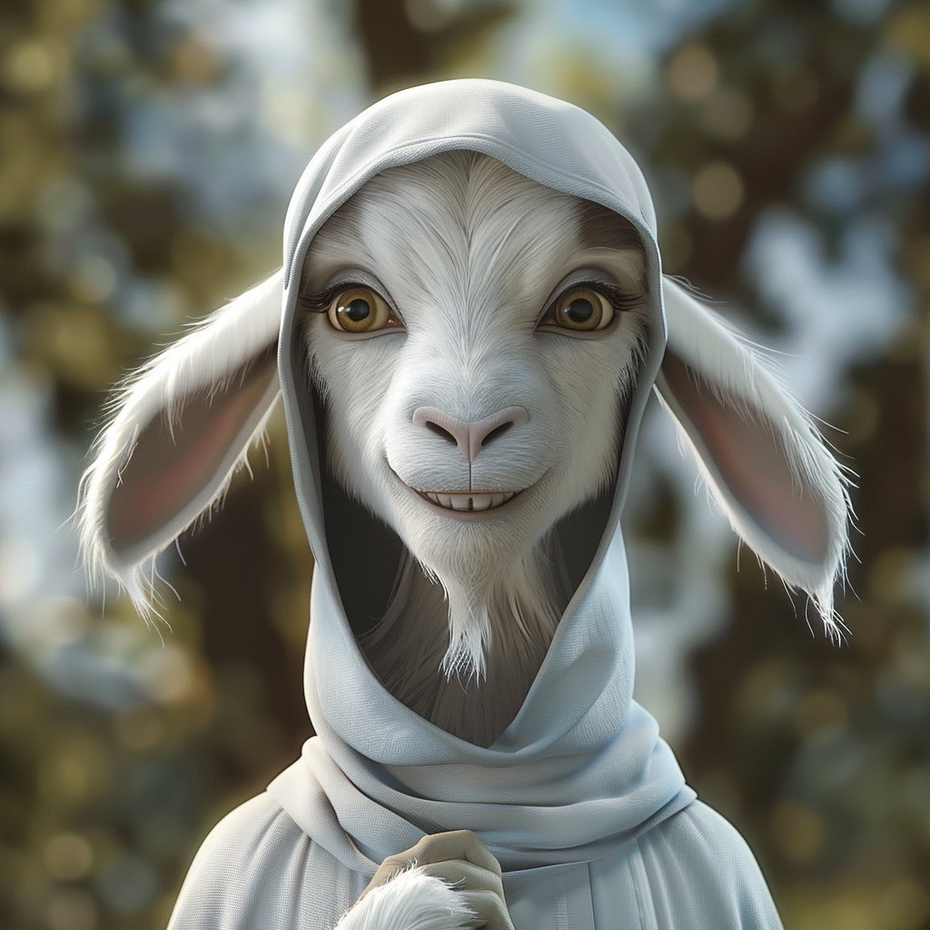 tossovision's tweet photo. @rovercrc Does Nun Goats of crypto NFT look worried? Nah!

Mint Link: https://t.co/ECdDmvtIl0

And be part of the greatest of all times in the crypto space https://t.co/5iJrh9vnwP