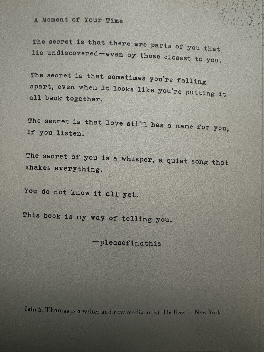 My most favorite Christmas gift this year. 🎁 #TheSecretOfYou ⁦<a href="/RealIainSThomas/">Iain S. Thomas</a>⁩ ♥️