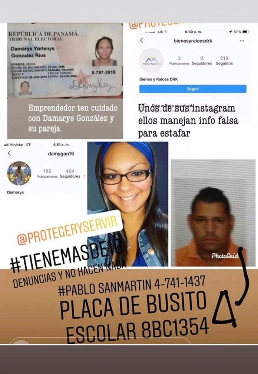 Mi pasiera ha hecho todo lo posible para que le paguen, y también se ha dado a la tarea de investigar a la susodicha. Hoy se encontró con estos posts de otros que también han estafado: