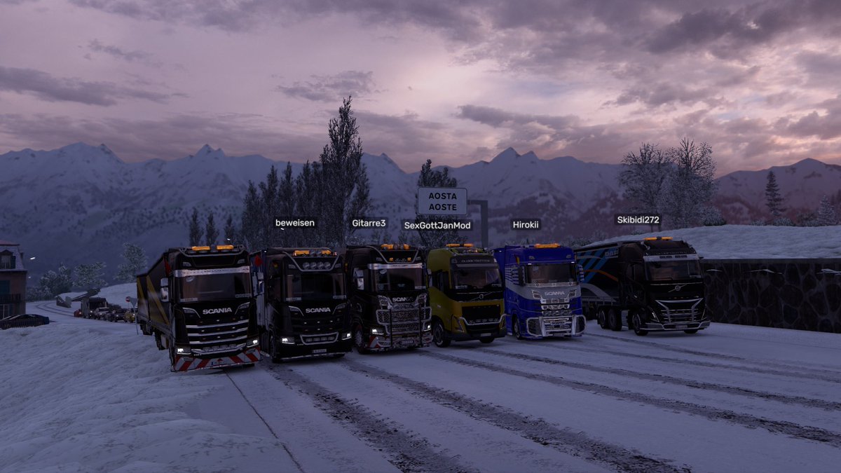 Gitarre3's tweet image. Die letzte Tour für dieses Jahr in der schönen Schweiz!
@beweisen_ @MxdebyMe @HirokiiDE_ @Flash08YT @JanMod_
@SCSsoftware #BestCommunityEver