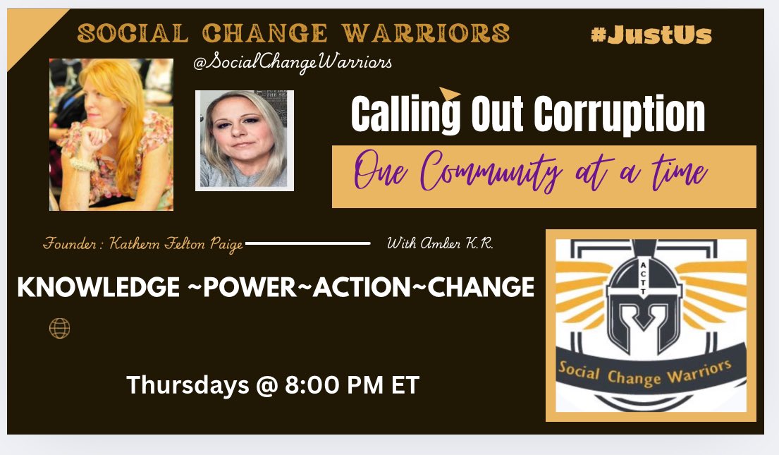DuneKat14's tweet photo. Thank you @RealDealOneil86 for #CallingOutCorruption You are a true warrior! #SocialChangeWarriors is so honored to have you as a 🤩special guest on our first live of 2025 ~ 🎊🎆
New Years Special ~ Be Your Own Best Friend #BYOBF on Jan 2 at
8 PM ET. #JustUs
https://t.co/ppfUKzscXX