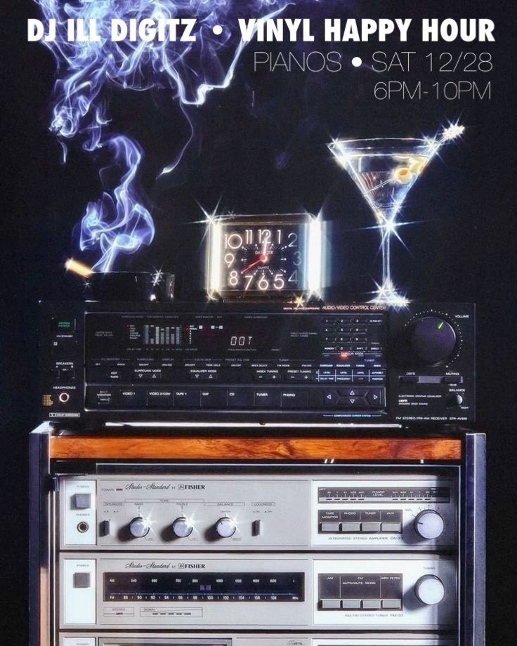 Vinyl Tings Tonight at <a href="/PianosNYC/">PIANOS</a> 🍸