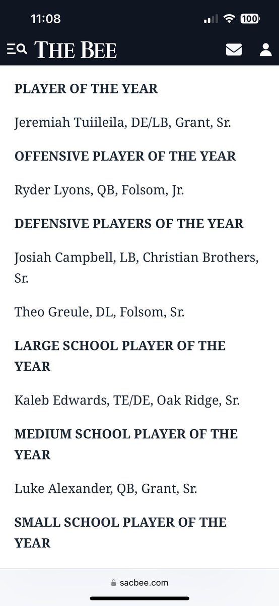 Theo Greule | 6’2” 260 | 2025 | DL (@tgreule) on Twitter photo Blessed to be named Sac Bee Co-Defensive Player of the Year! <a href="/Passing_Academy/">NorCal Passing Academy</a> <a href="/SacBee_JoeD/">Joe Davidson</a> <a href="/AdamCarterFB/">Adam Carter</a> <a href="/coachsweetlou/">Louis Cortes</a> <a href="/mmcgli1/">Michael McGlinchey</a> <a href="/madbacker56/">Coach Brandon Moore</a> <a href="/dlinevids1/">DLineVids</a> <a href="/Grool9/">Coach Watson-Greule</a> Blessed to be named Sac Bee Co-Defensive Player of the Year! <a href="/Passing_Academy/">NorCal Passing Academy</a> <a href="/SacBee_JoeD/">Joe Davidson</a> <a href="/AdamCarterFB/">Adam Carter</a> <a href="/coachsweetlou/">Louis Cortes</a> <a href="/mmcgli1/">Michael McGlinchey</a> <a href="/madbacker56/">Coach Brandon Moore</a> <a href="/dlinevids1/">DLineVids</a> <a href="/Grool9/">Coach Watson-Greule</a>