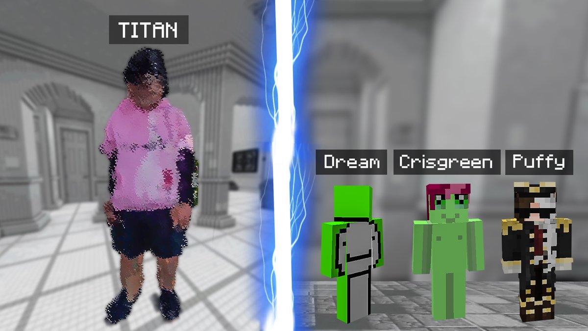 CrisGreen95's tweet photo. 🟢 Último video del año! Lo despedimos con un video mega epico probando la tecnología de Dream que te permite poner humanos en MC 🤯 https://t.co/ocpsL4HyVo https://t.co/t6YiiskkG5
