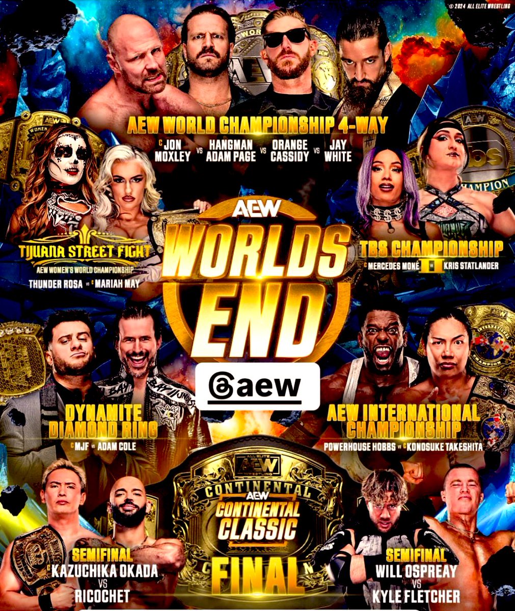 Michael J Sampson, DO FAOASM (@docsampson13) on Twitter photo It’s the last Saturday of 2024, you know what that means! Get your final dose of <a href="/AEW/">All Elite Wrestling</a> #AEWWorldsEnd tonight live in Orlando or on PPV! #drsorders Make it happen! It’s the last Saturday of 2024, you know what that means! Get your final dose of <a href="/AEW/">All Elite Wrestling</a> #AEWWorldsEnd tonight live in Orlando or on PPV! #drsorders Make it happen!