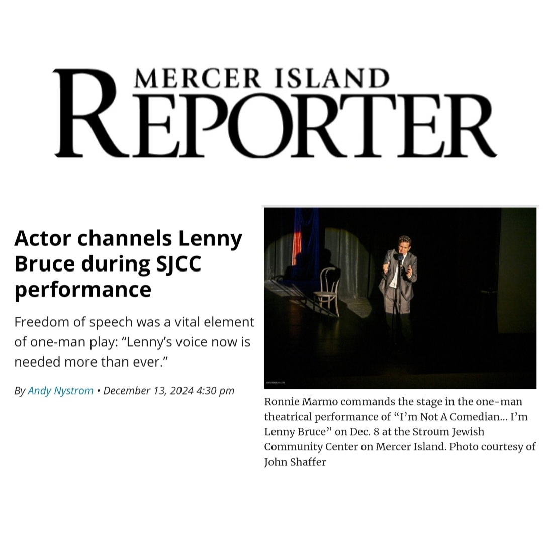 I'm Not A Comedian... I'm Lenny Bruce tweet media