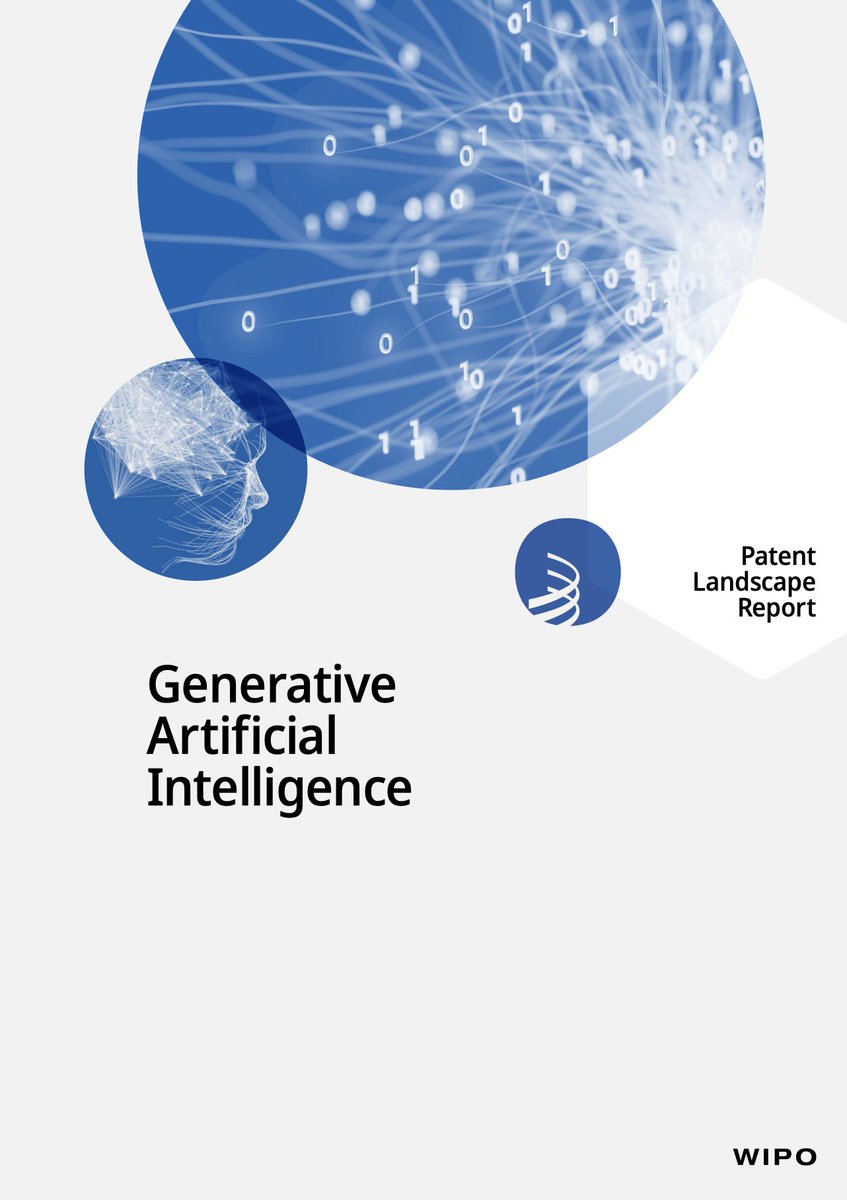 🚨 The World Intellectual Property Organization (<a href="/WIPO/">World Intellectual Property Organization (WIPO)</a>) published the "Patent Landscape Report on Generative AI," and it's a MUST-READ for everyone in AI. Below are the [impressive] key findings:

"➵ 54,000 GenAI-related inventions (patent families) were filed and more than