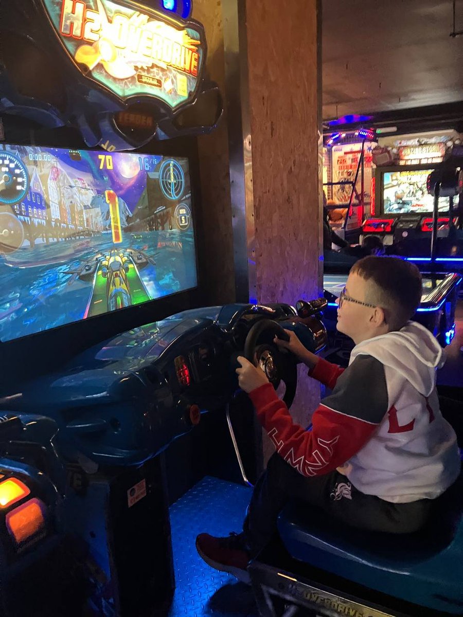 Big birthday day out 1⃣2⃣  ❤️
Bowling🎳
Cinema📽️
Arcade 👾
and topped it off by winning a teddy🧸💪