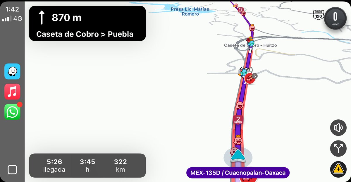 omarcastanedat's tweet photo. @CAPUFE mucho tráfico en la caseta de Huitzo, en sentido hacia Puebla. Solamente un carril abierto. https://t.co/vSzddKqH2C
