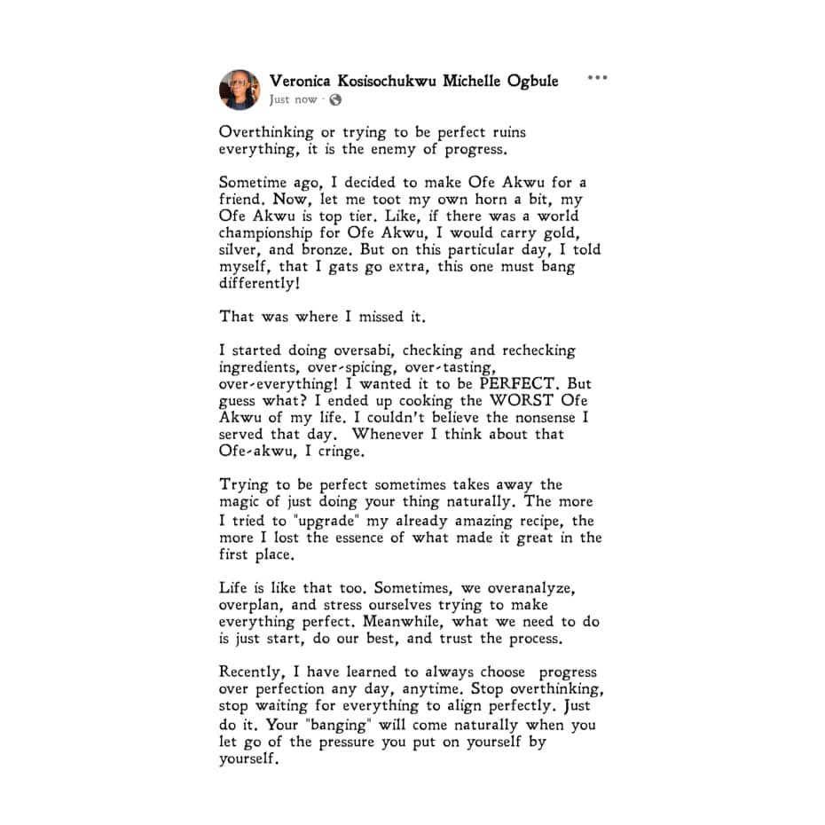 techyassistant's tweet image. Perfection ruins everything!

#tundeednut #verydarkman #lewisskelly