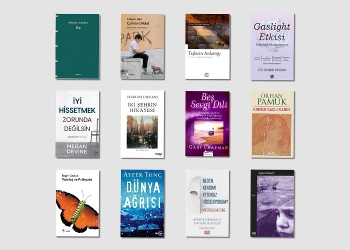 kunefesevdalisi's tweet photo. 12 ay boyunca okuduklarımdan 12 favori kitabım. bu yıl heybeye biraz sevgi dili, biraz yas, çokça duygusallık, önemli ölçüde odaklanma ve yeterlilik hissi yüklendi. https://t.co/273cW00tAW