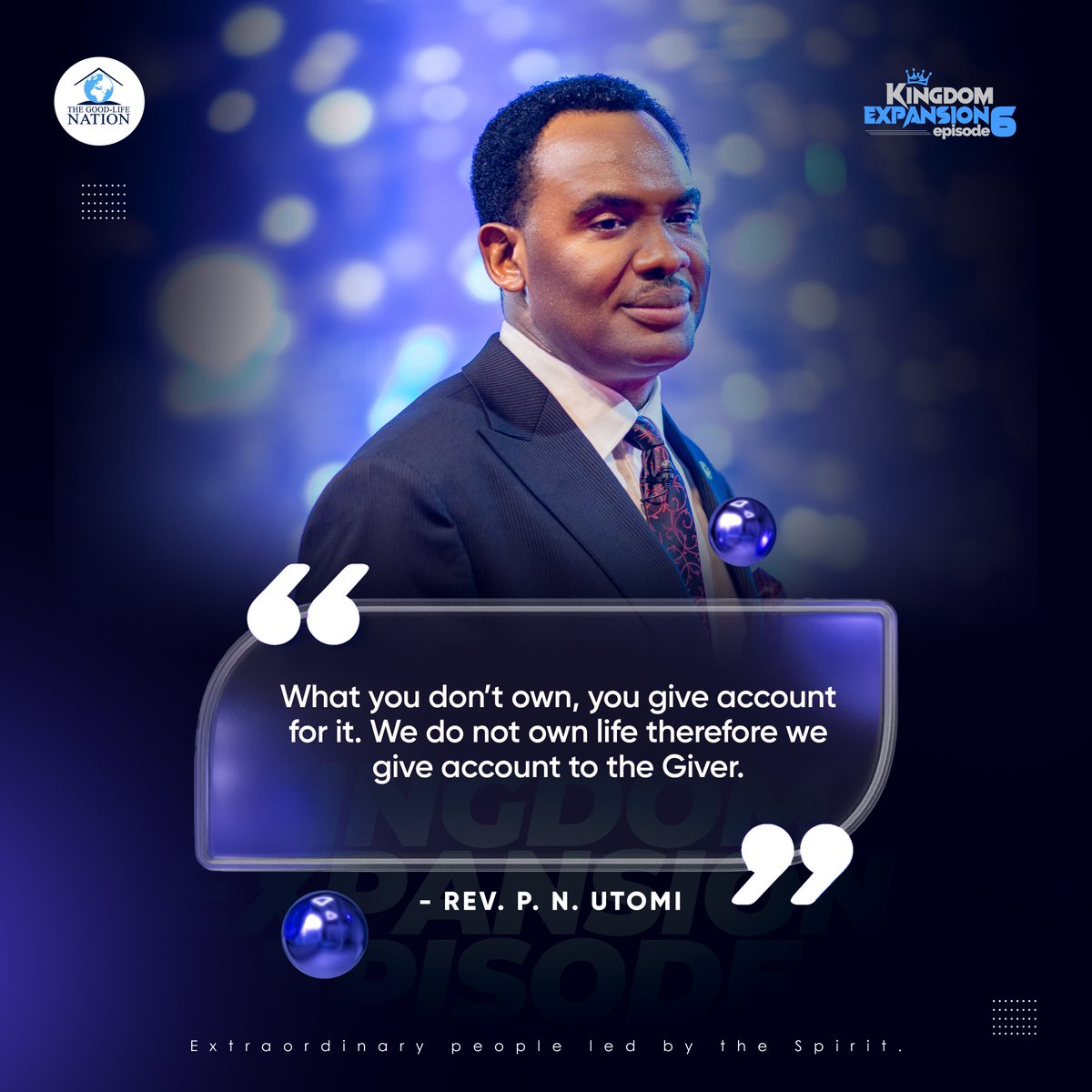 What you don’t own, you give account for it. We do not own life therefore we give account to the Giver. -RPN

#RPN

#KingdomExpansion

Watch live, subscribe, like, and click 🔔