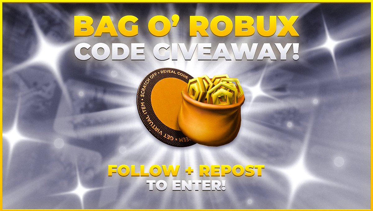 FracturedSkies_'s tweet image. I'm giving away one code for the Bag o' Robux back accessory!
This is a super exclusive code only given away by Roblox employees and it can be yours for free!
Each step earns one entry:
✅ Follow + Repost
👥 Tag a friend
✨ (Bonus entry below)
Giveaway ends January 2nd, 2025!