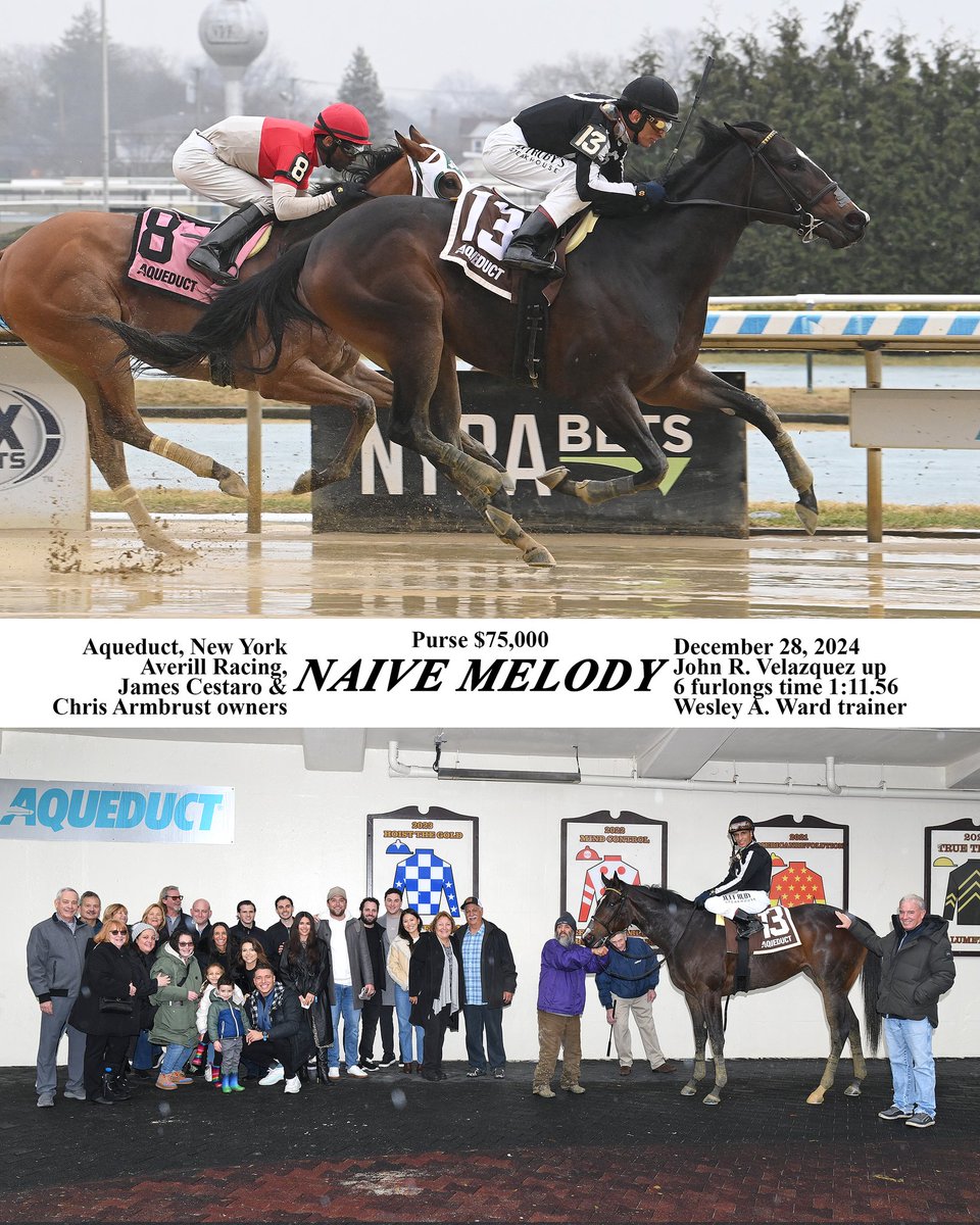 Winner 1st time starter at Aqueduct,  half sister to Domestic Product