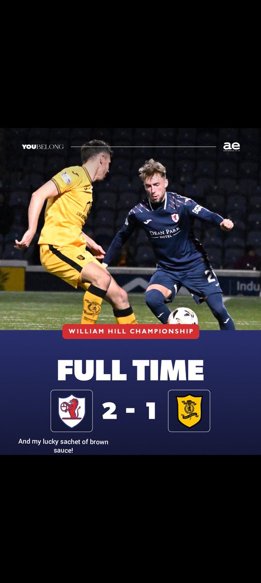 It stays in the jacket pocket till we lose!