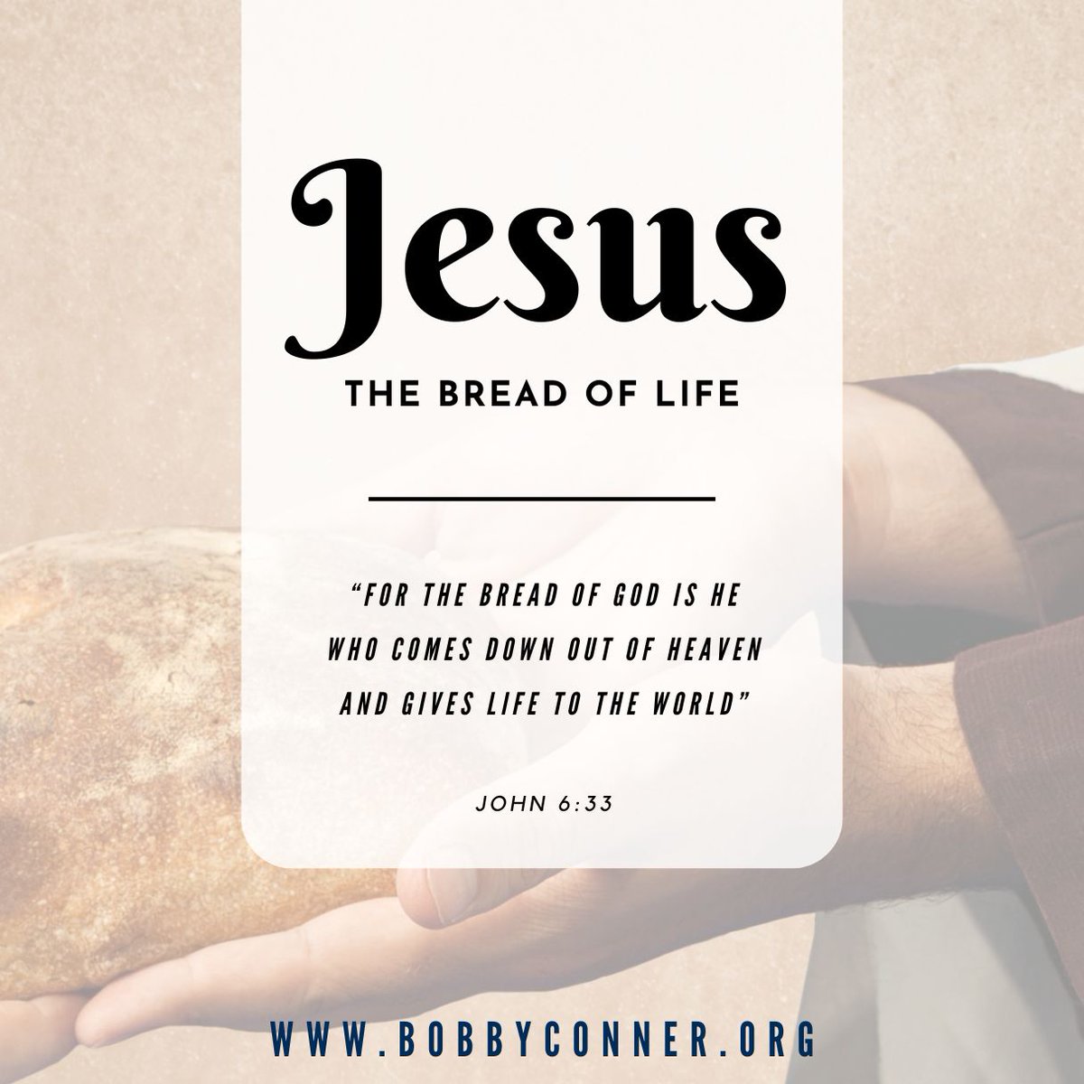 Bobby_Conner's tweet photo. “For the Bread of God is He Who comes down out of heaven and gives life to the world”
John 6:33 https://t.co/upNF7zkyC1