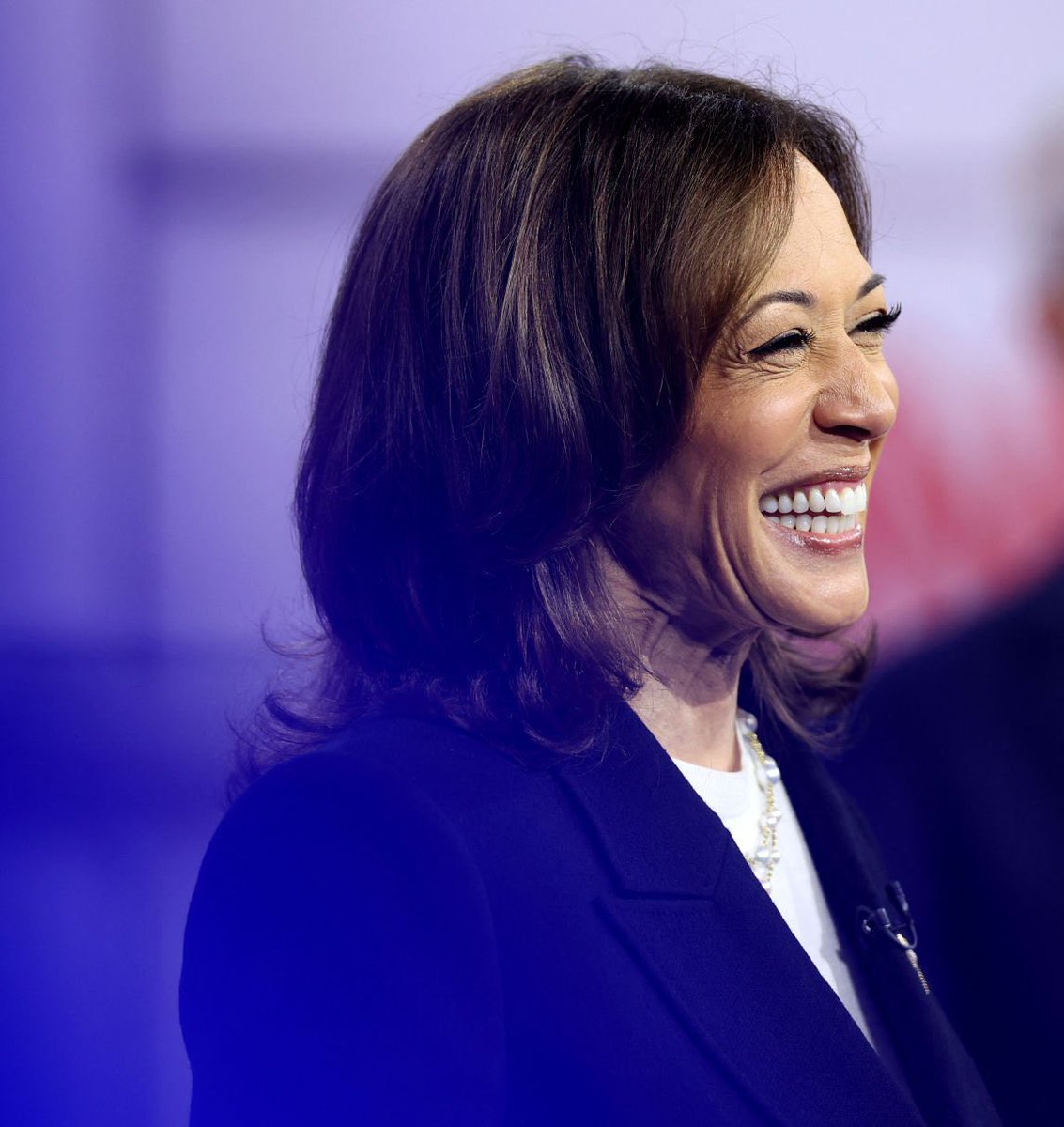 #ProudBlue
I can honestly say it has taken me this long to really look at Kamala again - this is the first time I allowed myself to pause and look at her picture. Up until now, it made my heart hurt so deeply that I would scroll quickly by. (And I haven’t had any news on since