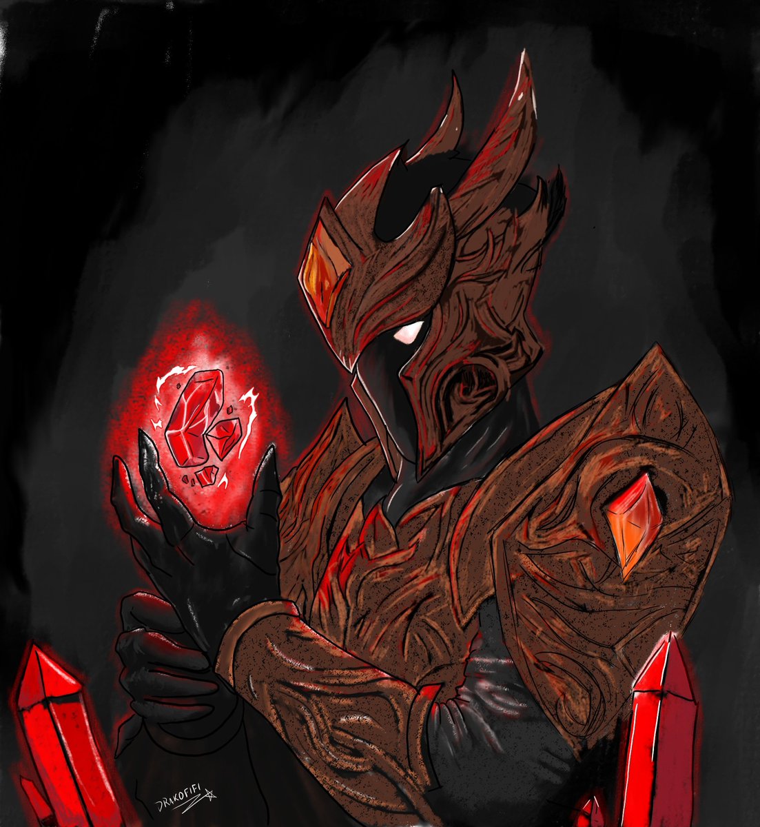 ¿Que secretos oculta este misterioso mineral carmesí?
#farfadoxfanart #farfalands