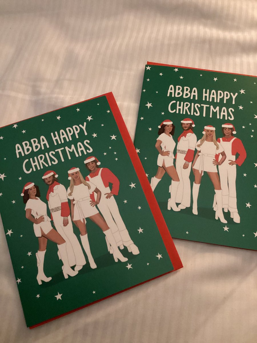 dearianfawn's tweet photo. #Abba cards in the #Scribbler sale today - handy for #Christmas 2025 https://t.co/OYp86ZGyOB