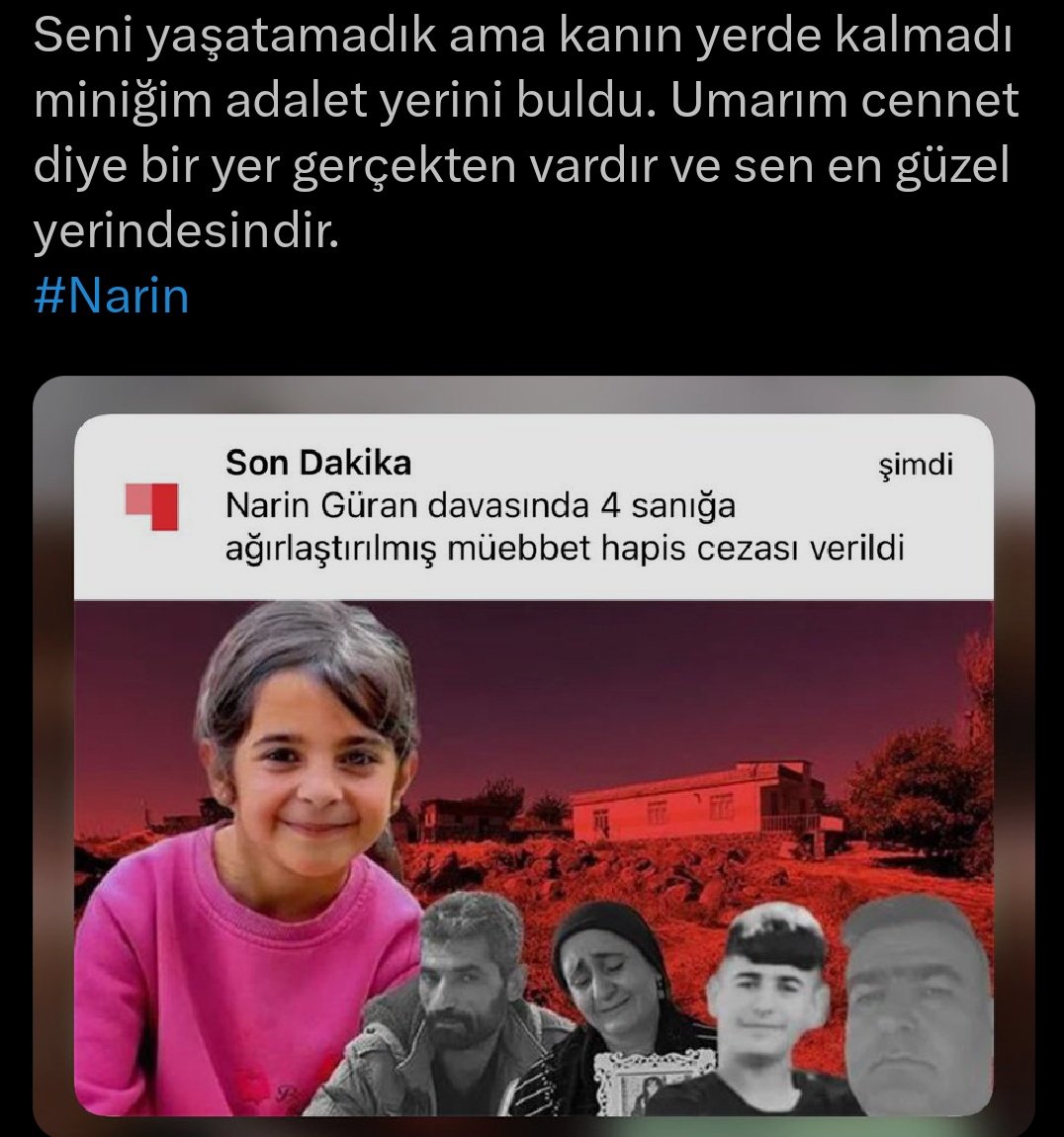 Ceset yok edip namaz kılan;Narin’in 19 gün çürümesine göz yuman gariban Nevzat’a don fanila götürürsünüz artık
#Narin