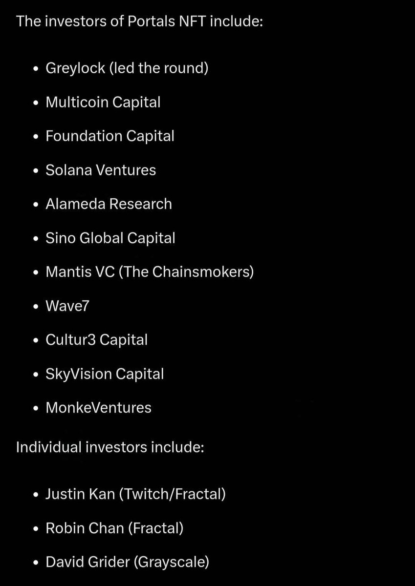 GiantAntics's tweet photo. ICYMI 

@_portals_ investors 🔥 https://t.co/Lvj2NjKxKt